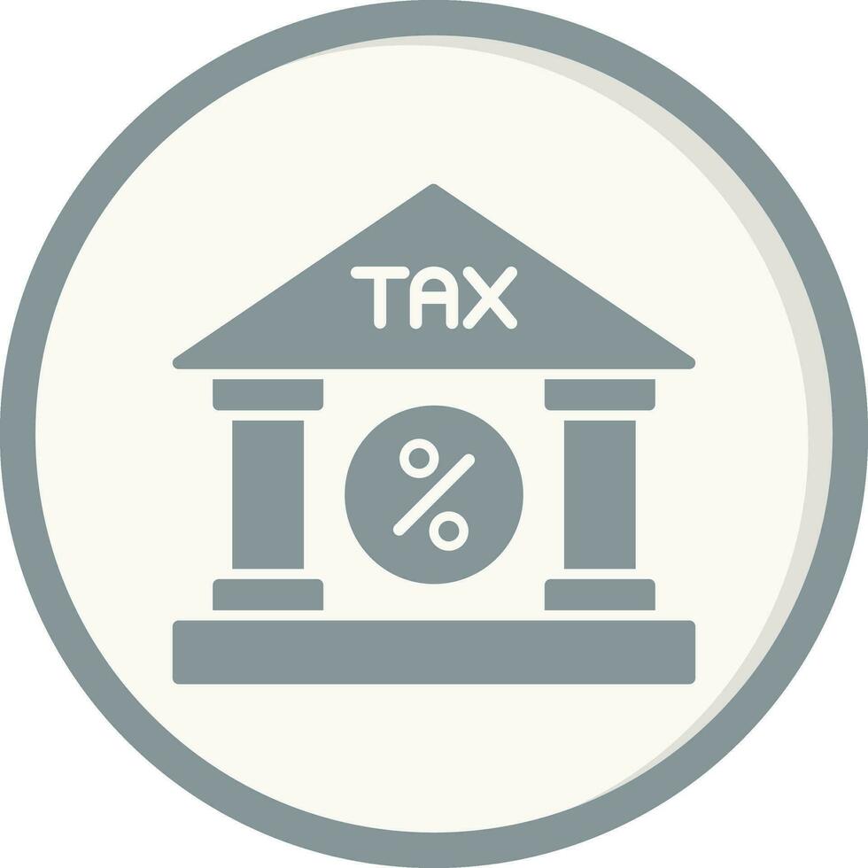 ícone de vetor de escritório de impostos