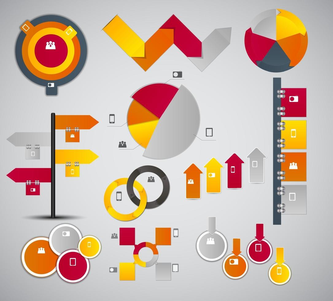 ilustração em vetor infográfico modelo de negócios