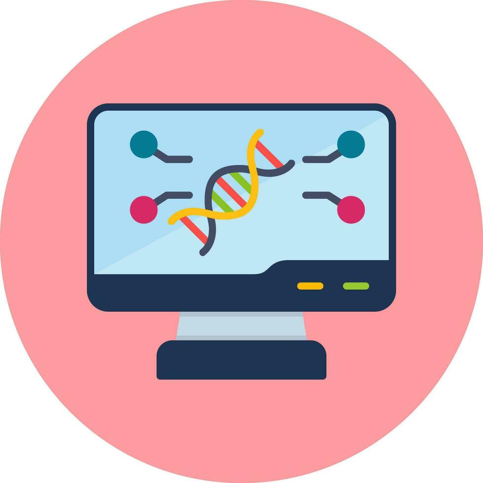 ícone de vetor de DNA