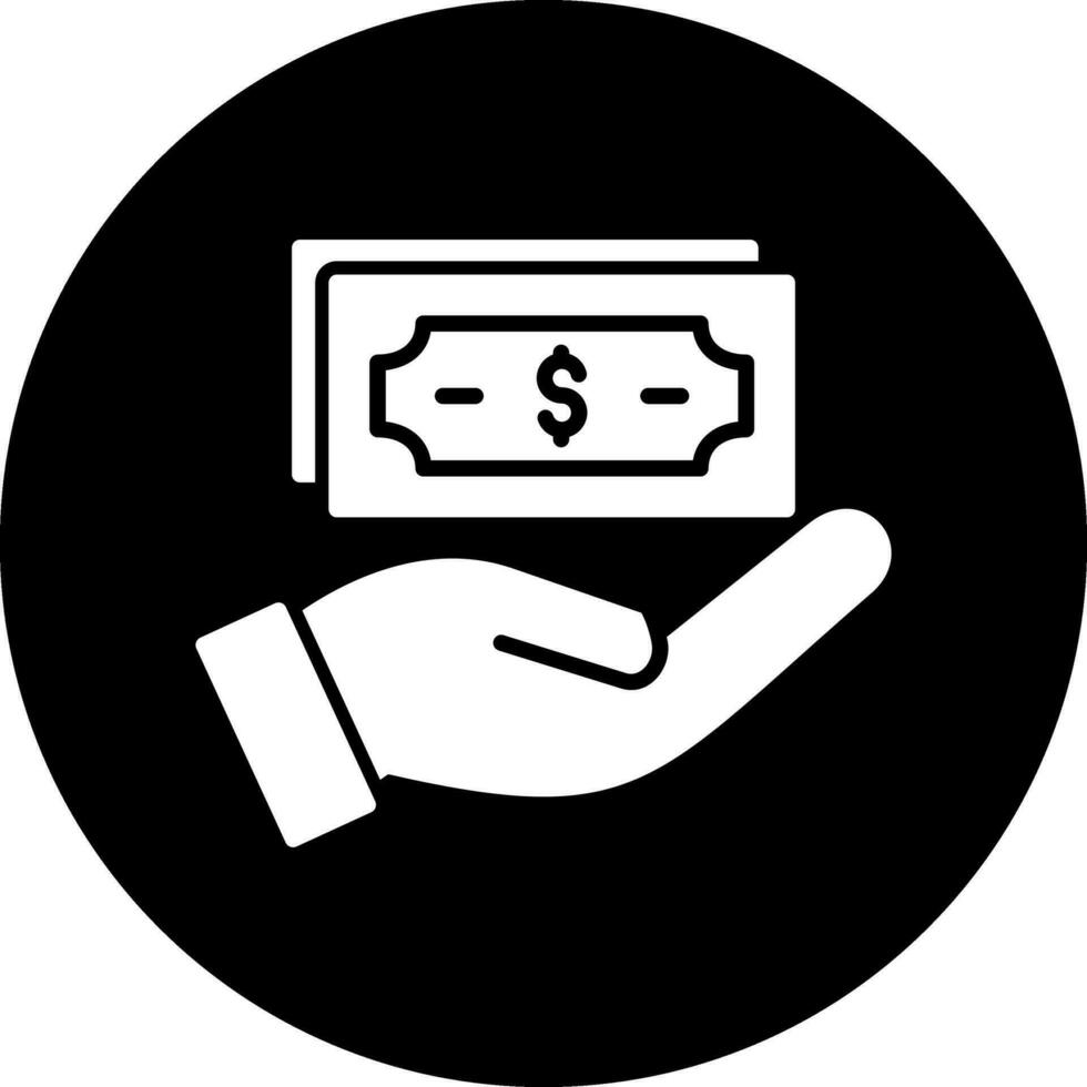 ícone de vetor de folha de pagamento
