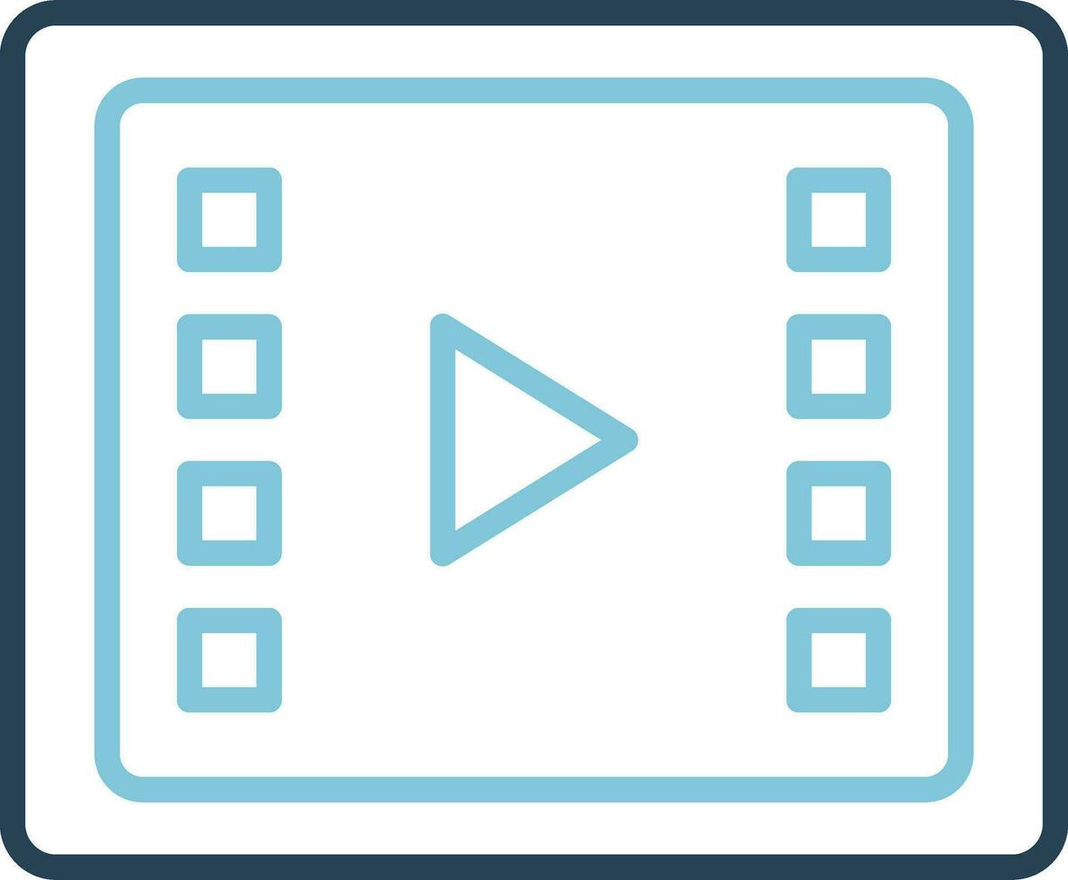 vídeo em processamento vetor ícone