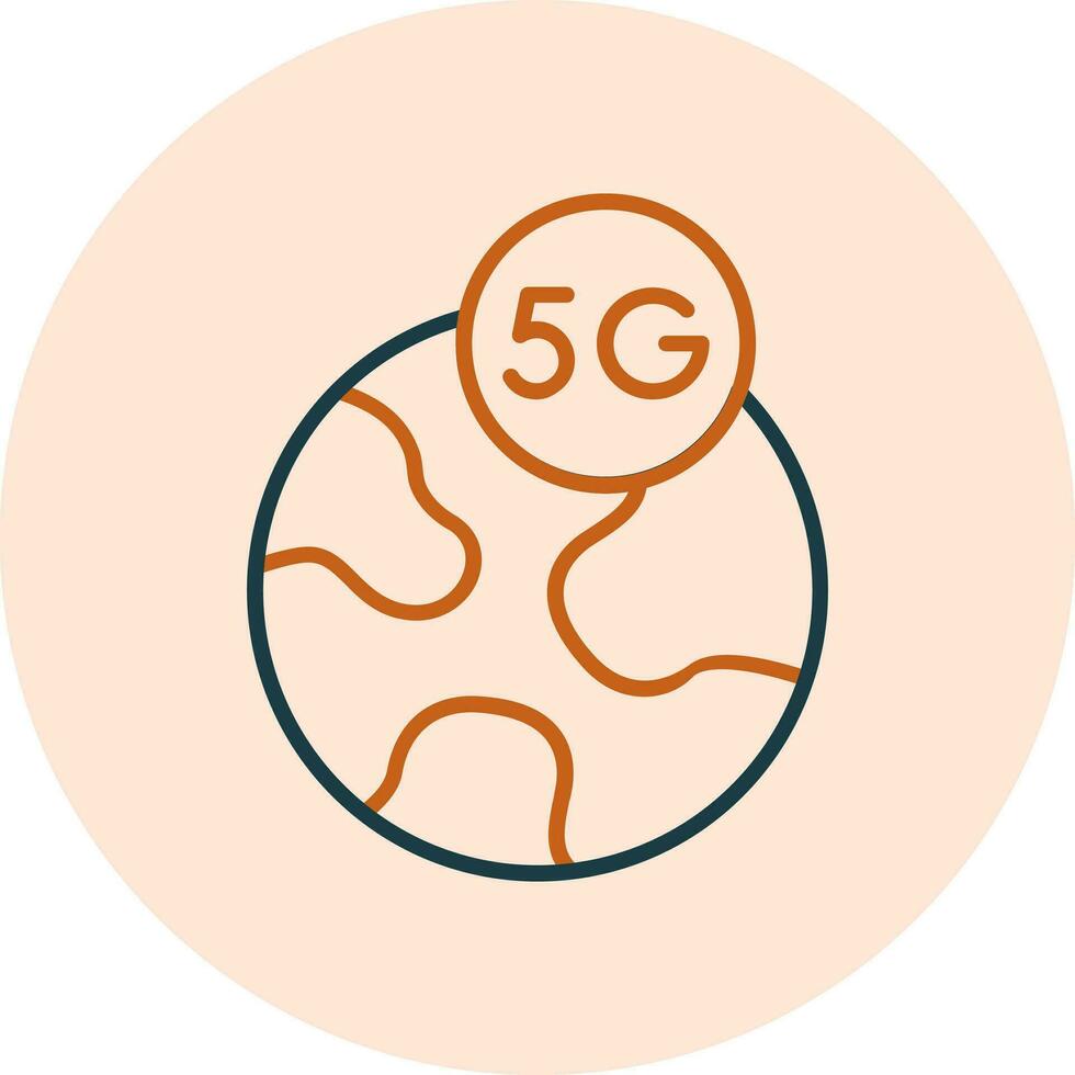 ícone de vetor 5g