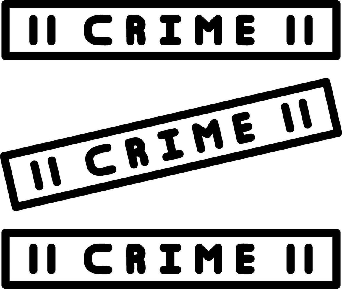 crime cena vetor ícone