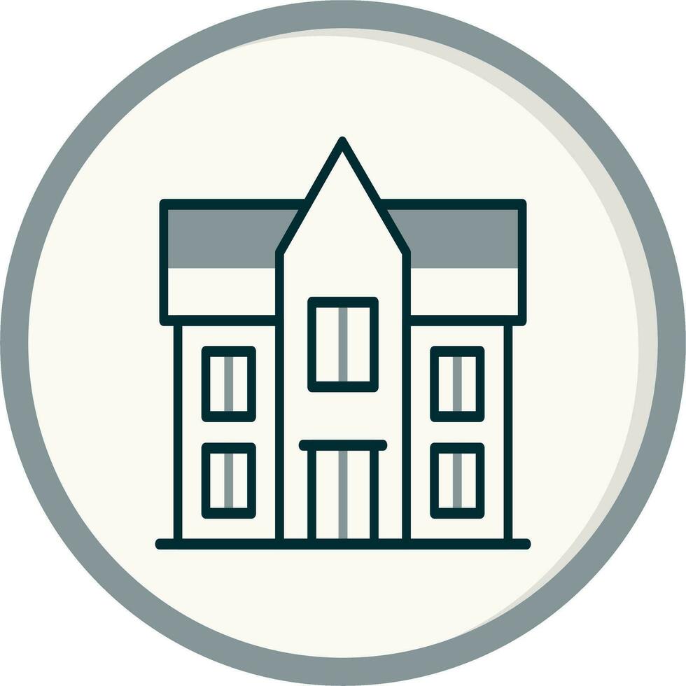 ícone de vetor de mansão