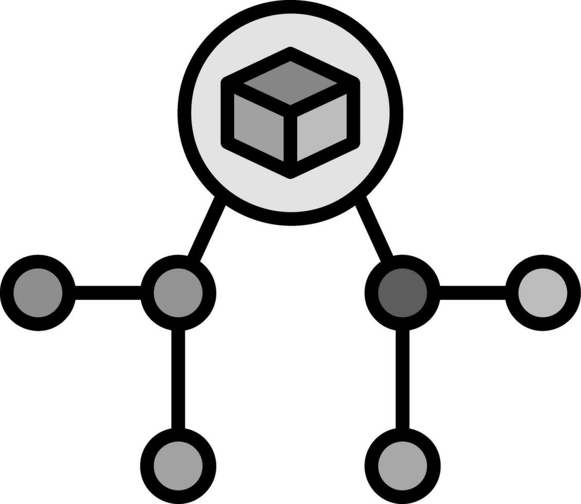 descentralizado vetor ícone