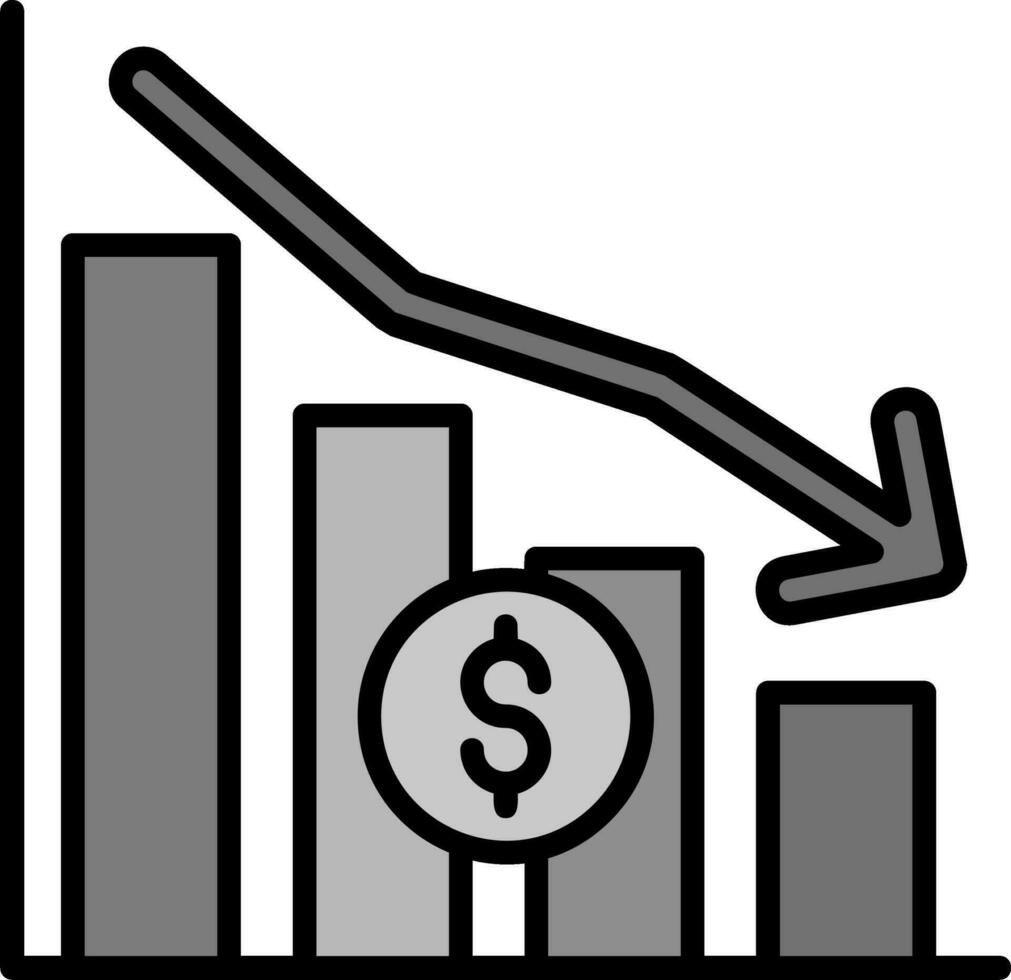 econômico crise vetor ícone