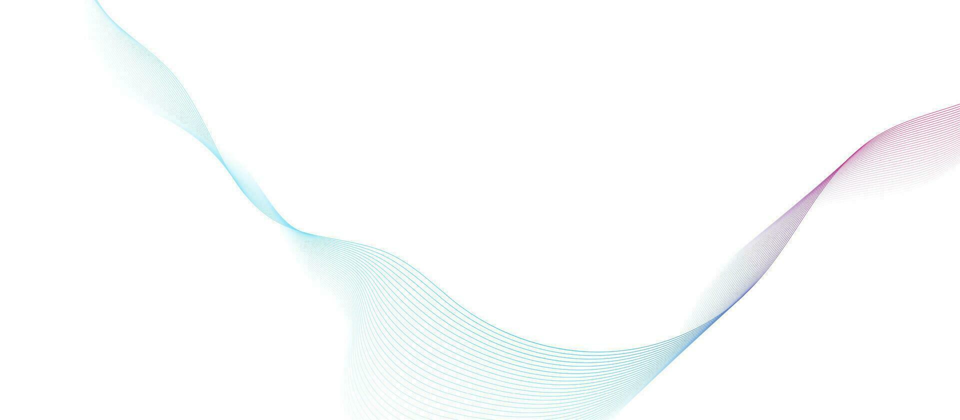 azul roxa mínimo ondulado linhas abstrato fundo vetor
