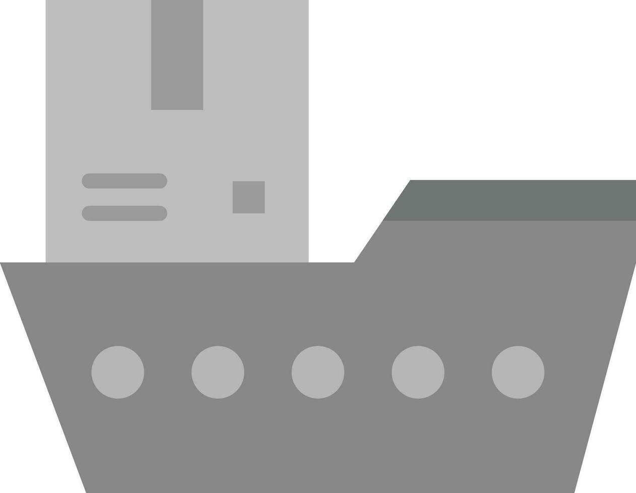 ícone de vetor de barco de transporte mundial