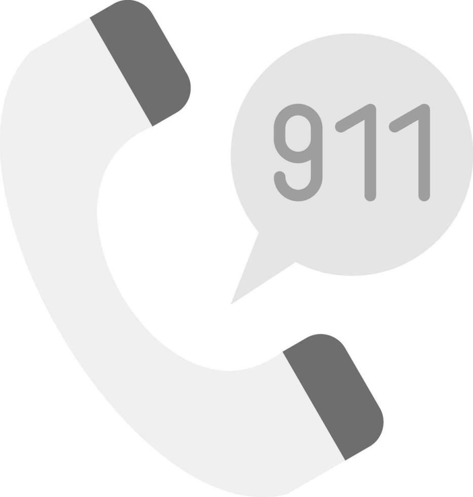 ligar 911 vetor ícone