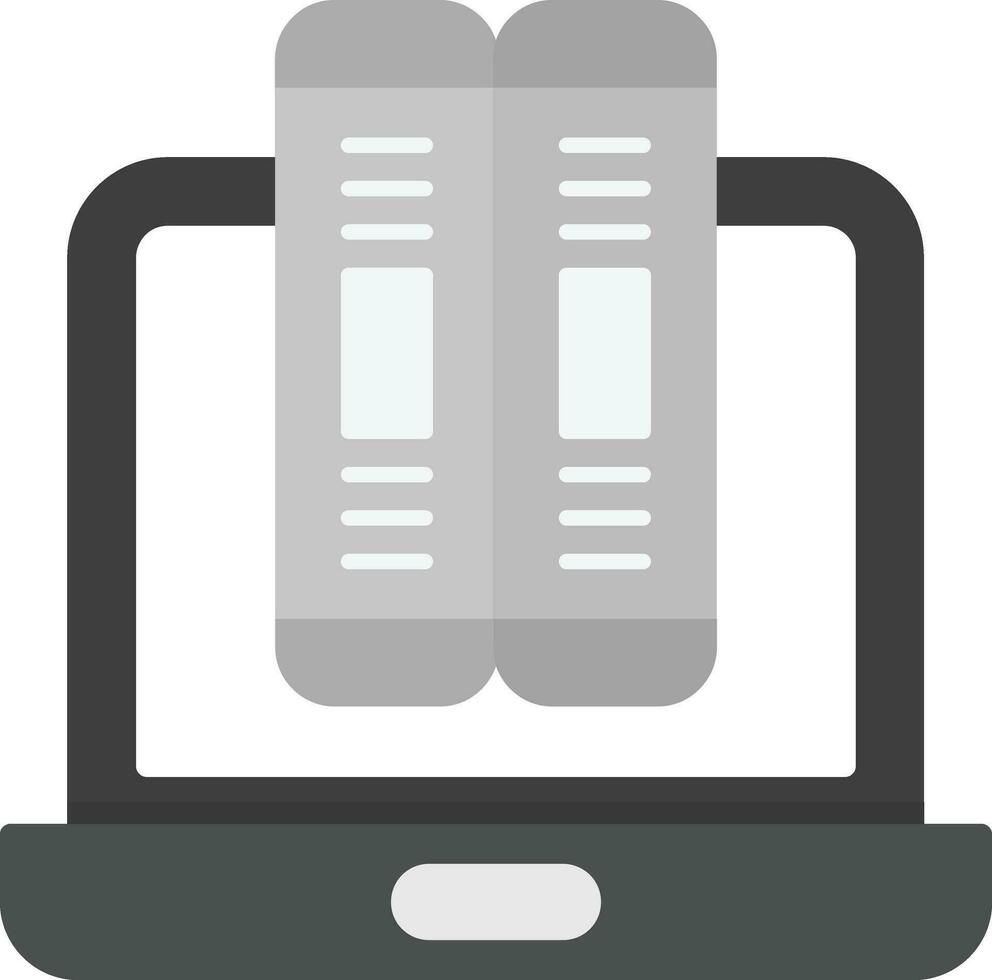 ícone de vetor de biblioteca online