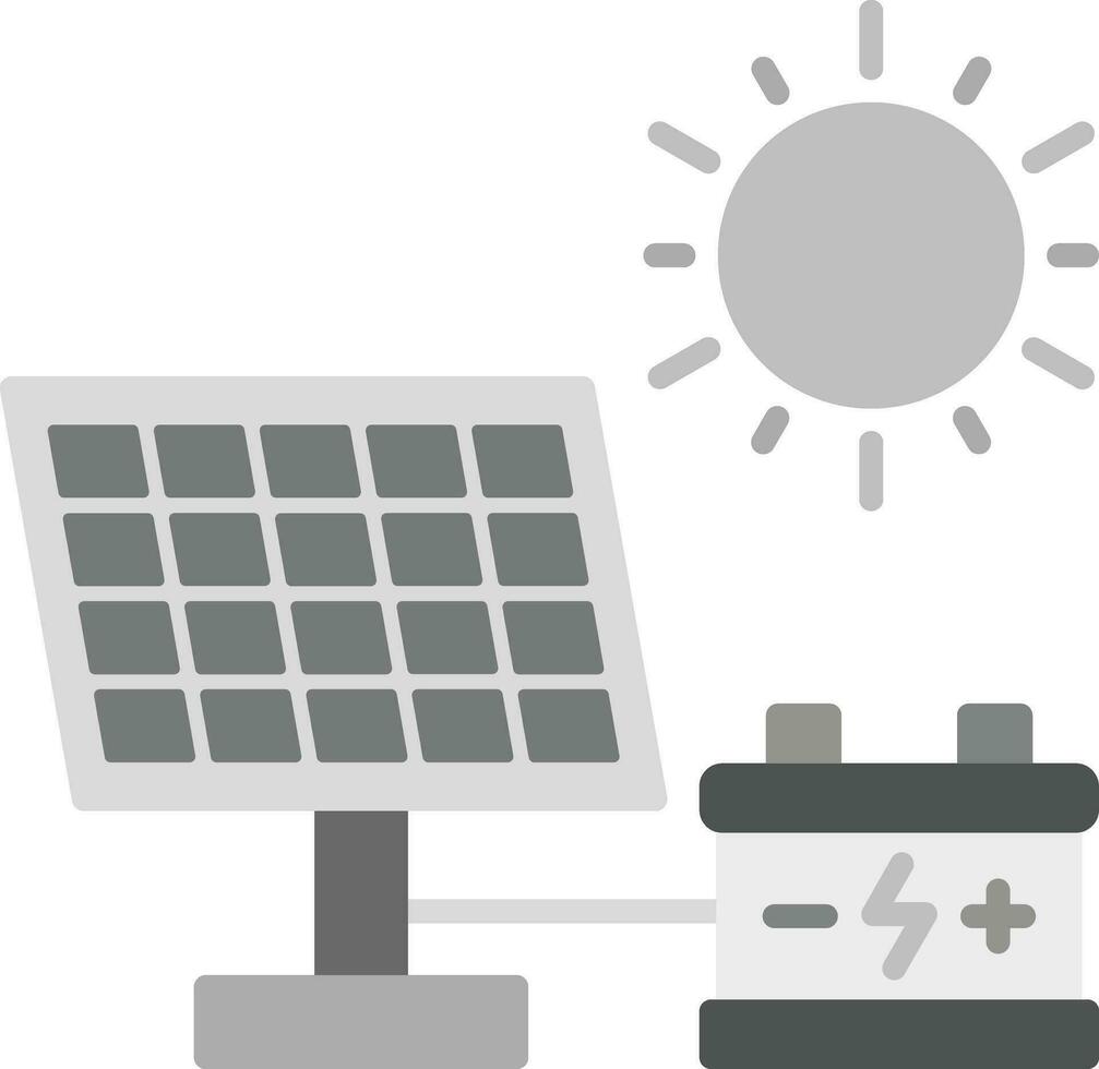 ícone de vetor de energia solar