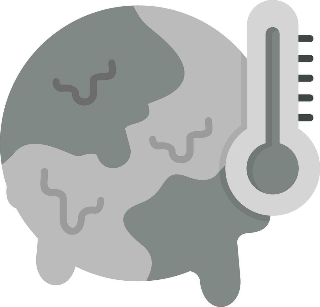 ícone de vetor de aquecimento global