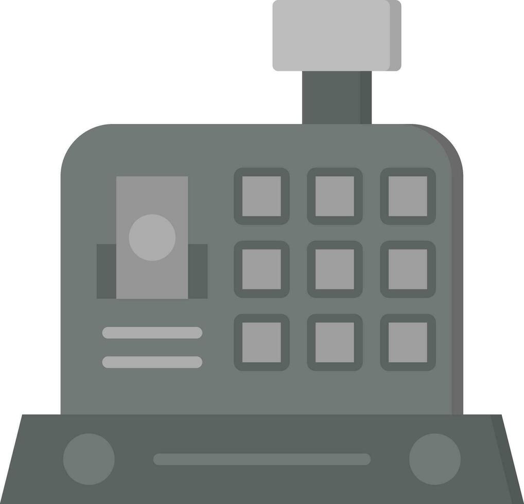 ícone de vetor de máquina de caixa