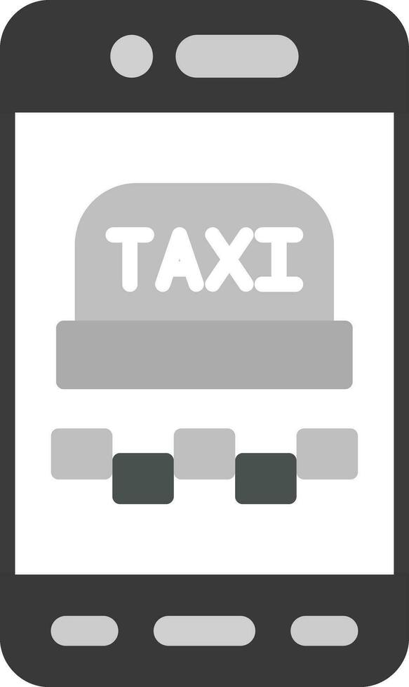 Móvel Táxi vetor ícone