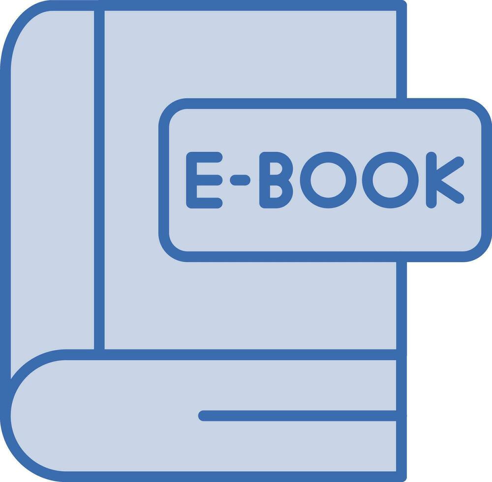 ícone de vetor de e-book