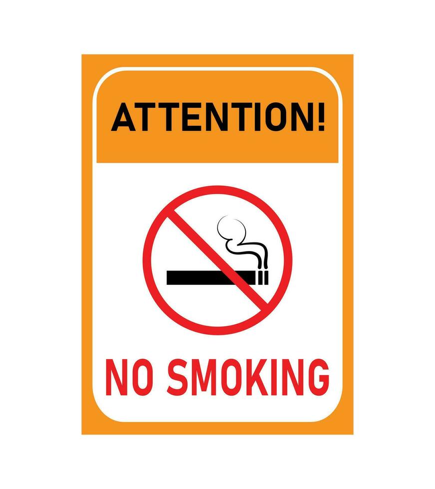 não fumar sinal, não cigarro placa ícones, cigarro banimento placa vetor ilustração.