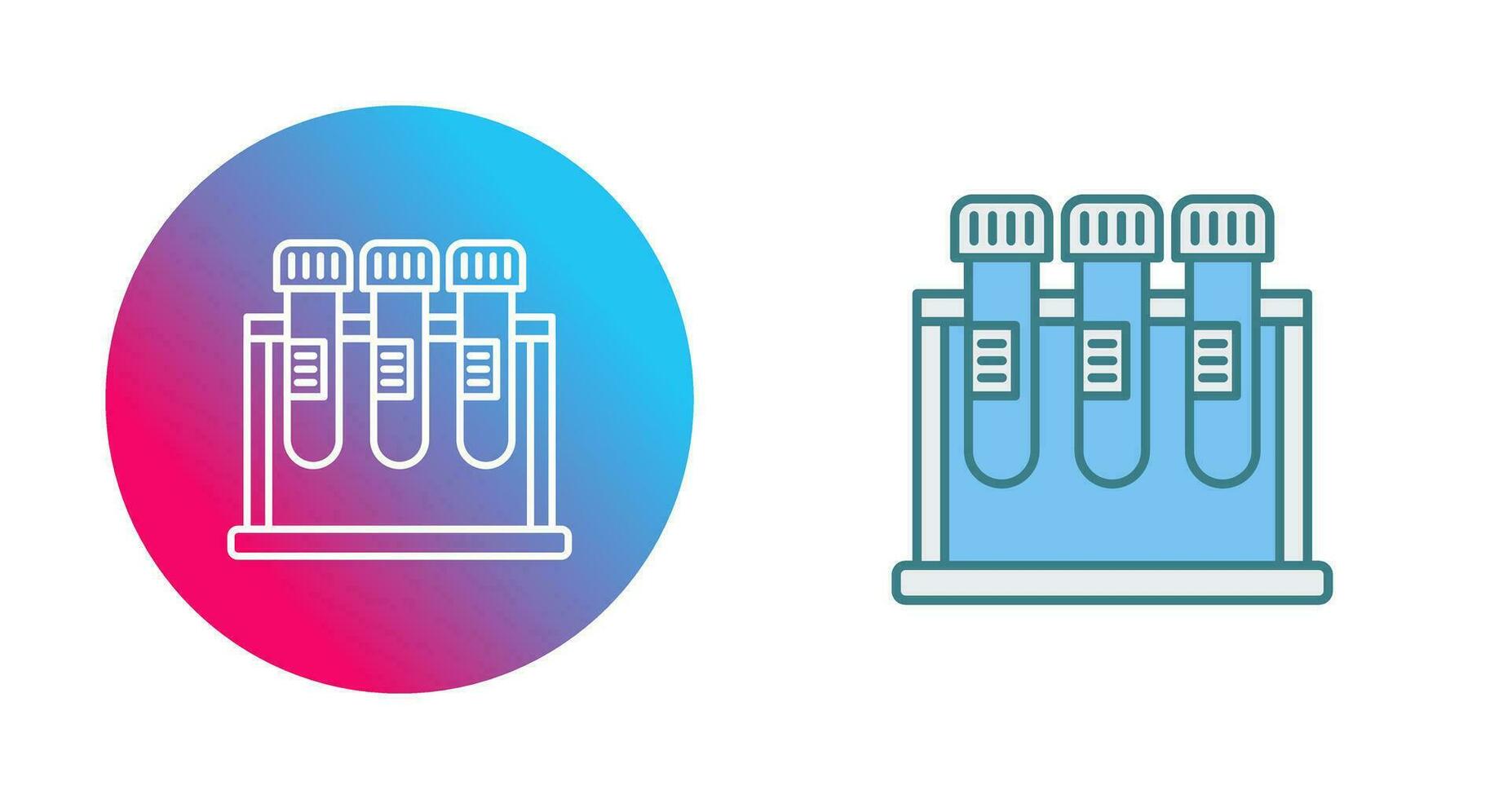 ícone de vetor de tubo de ensaio