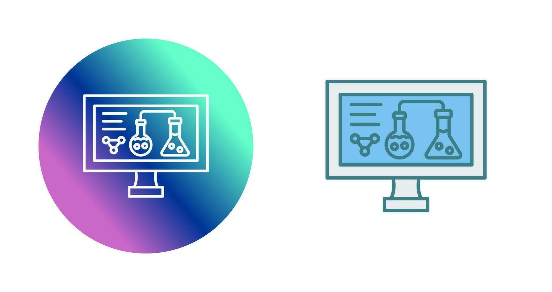 ícone de vetor de experimento