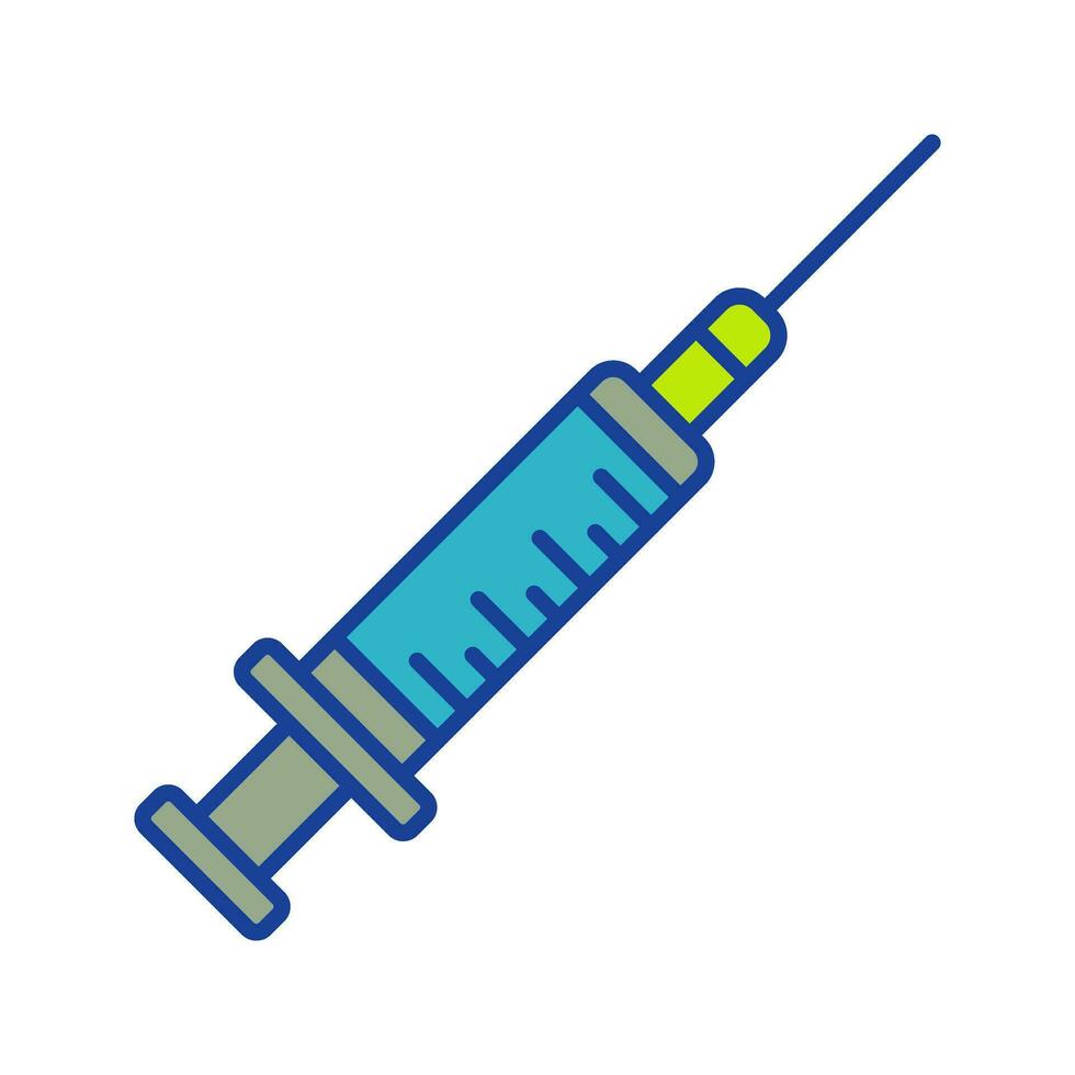 ícone de vetor de seringa