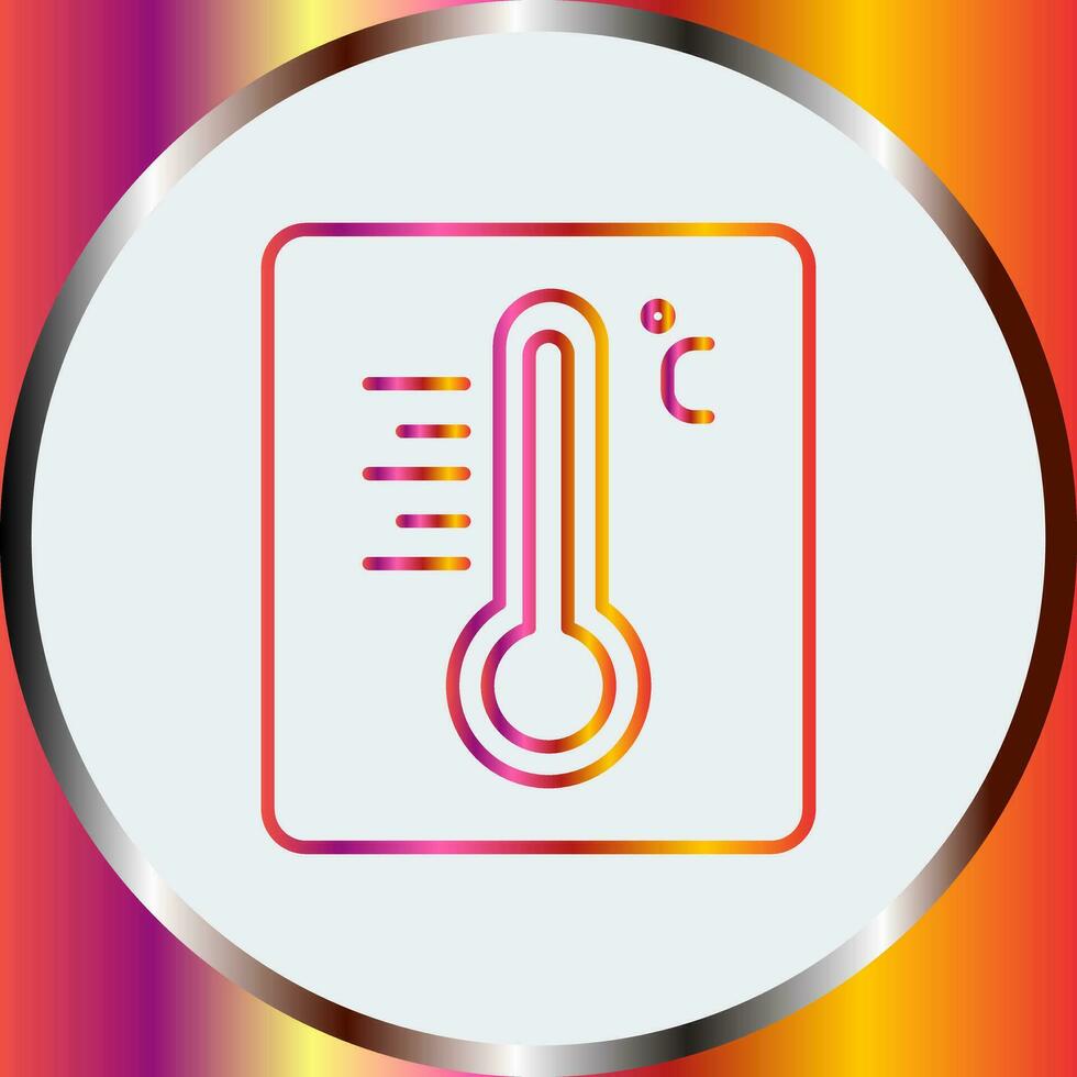ícone de vetor de termômetro