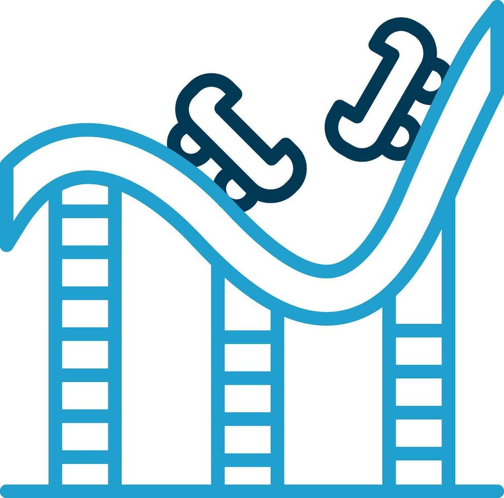 compras rolo montanha-russa vetor ícone Projeto