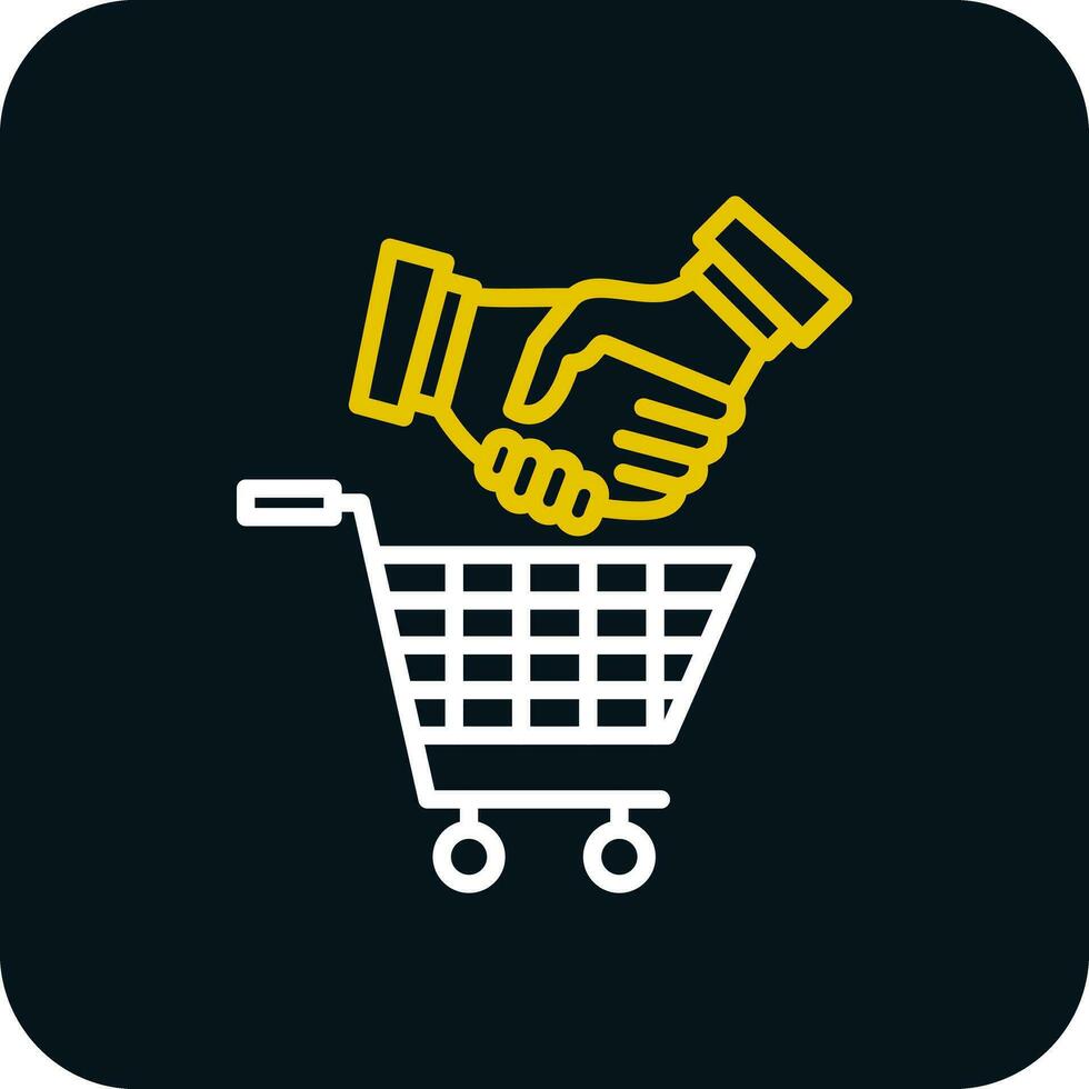 compras aperto de mão vetor ícone Projeto