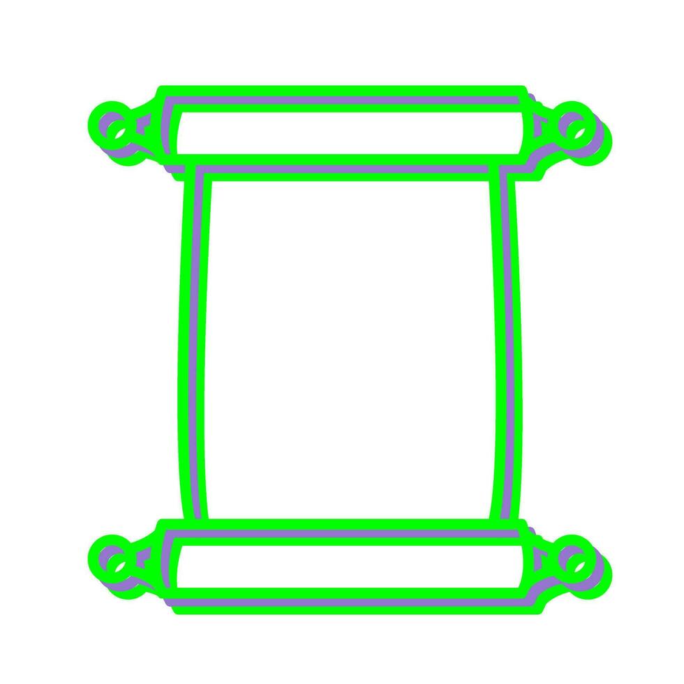pergaminho do ícone de vetor de papel