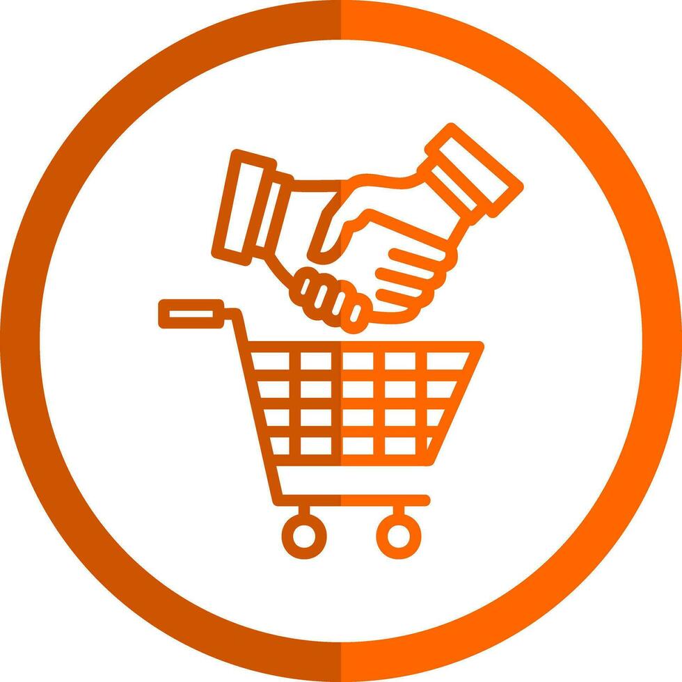 compras aperto de mão vetor ícone Projeto