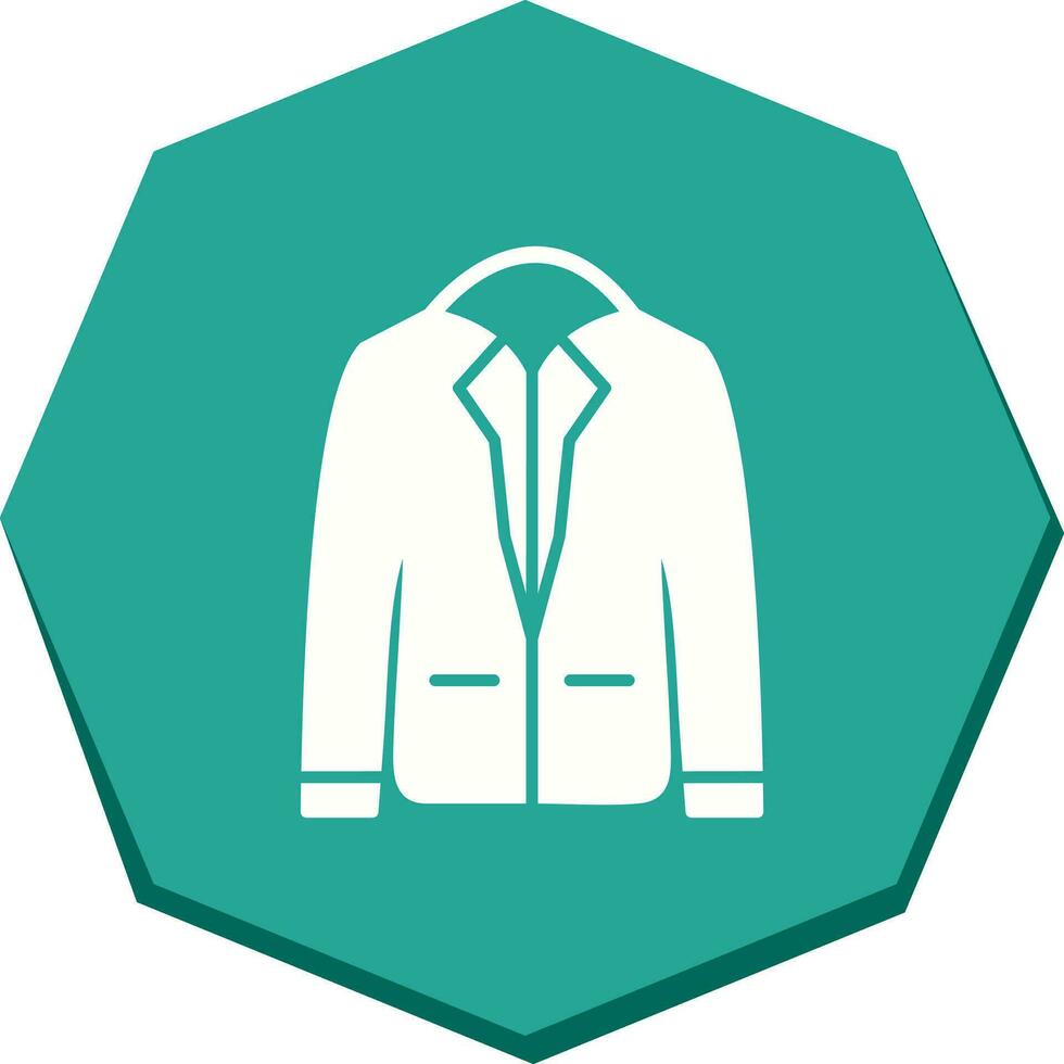 ícone de vetor de jaqueta elegante