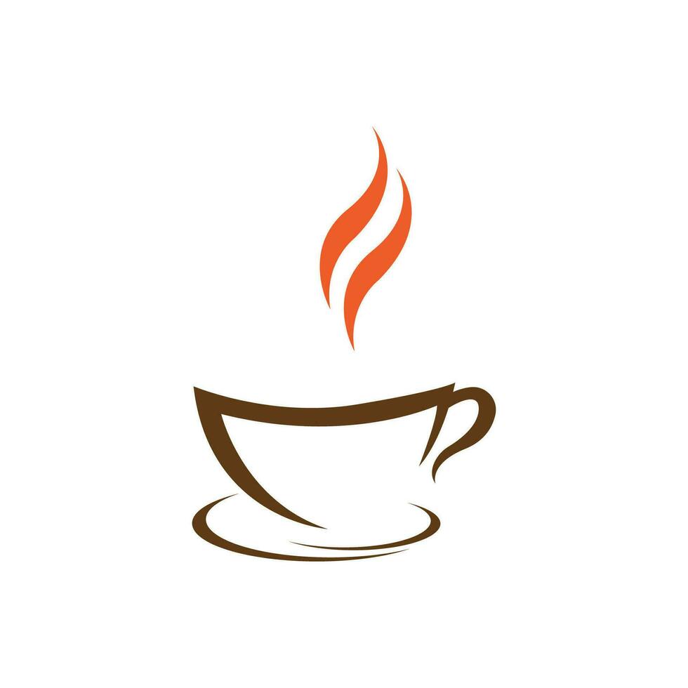 café copo logotipo vetor ícone ilustração Projeto