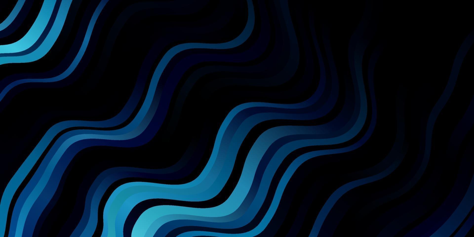 modelo de vetor azul escuro com linhas curvas.