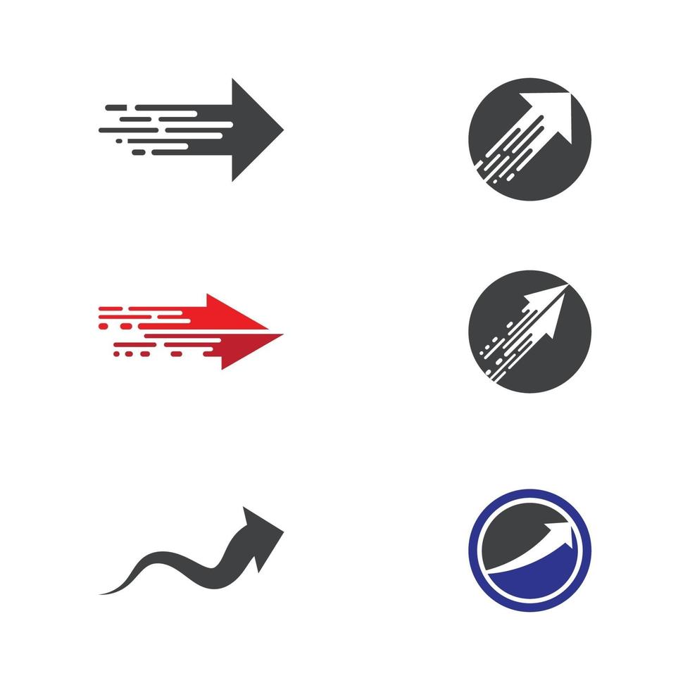 seta ilustração vetorial ícone logotipo modelo de design vetor