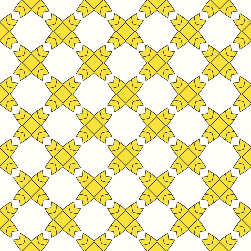 ilustração em vetor amarelo brilhante padrão geométrico abstrato