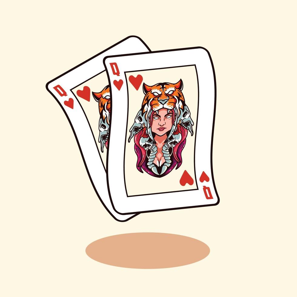 cartão de jackpot com ícone de estilo moderno vetor