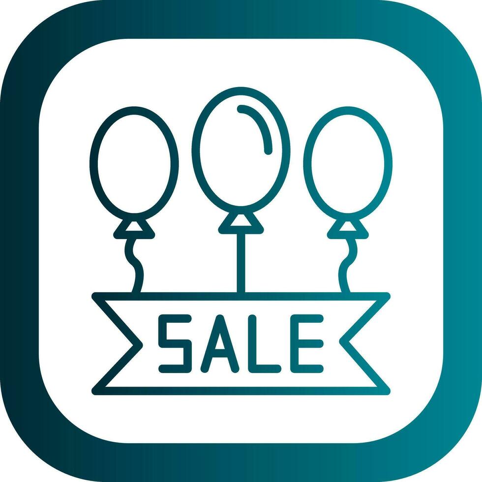 venda balões vetor ícone Projeto