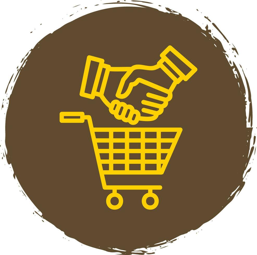 compras aperto de mão vetor ícone Projeto