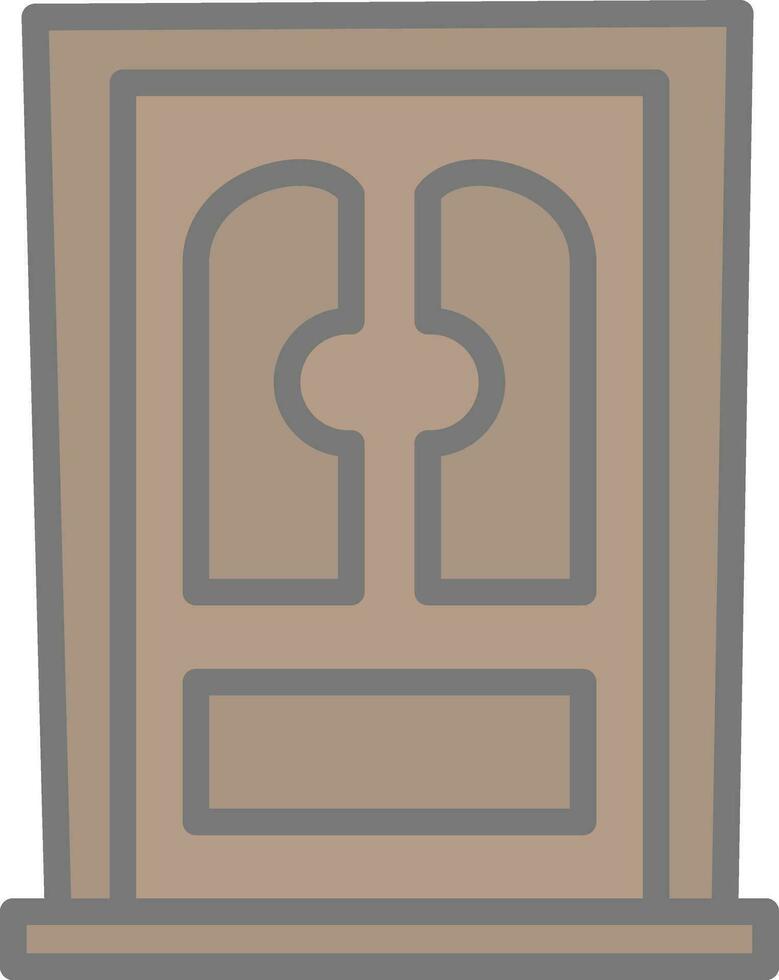 design de ícone de vetor de porta