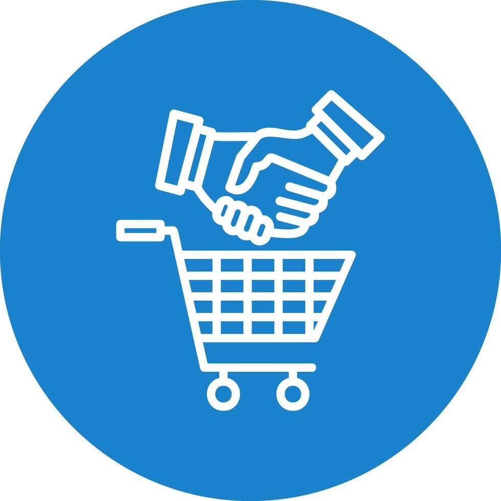 compras aperto de mão vetor ícone Projeto