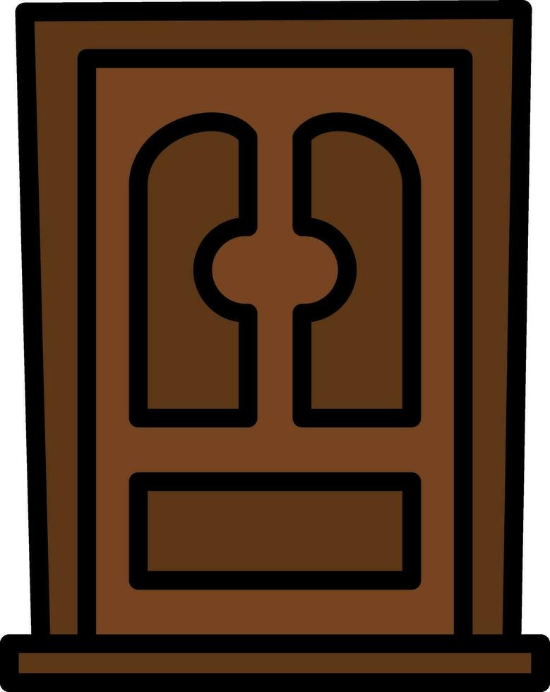 design de ícone de vetor de porta