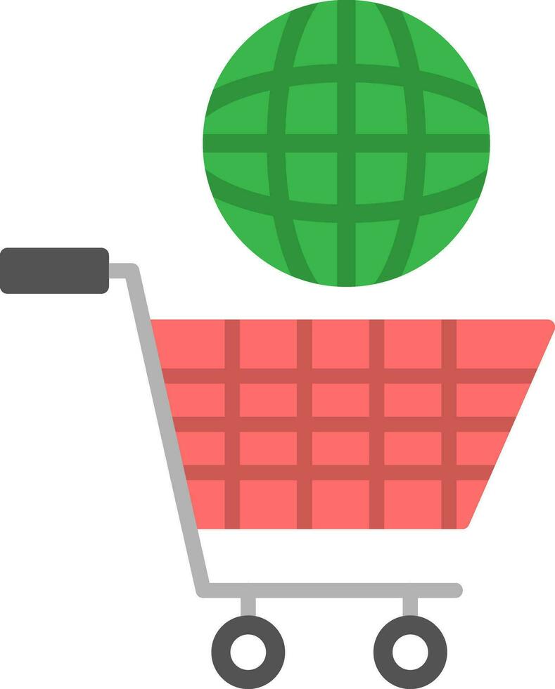 compras globo vetor ícone Projeto