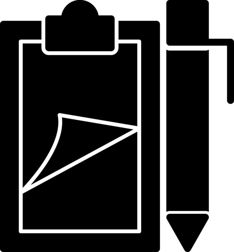 design de ícone de vetor de área de transferência