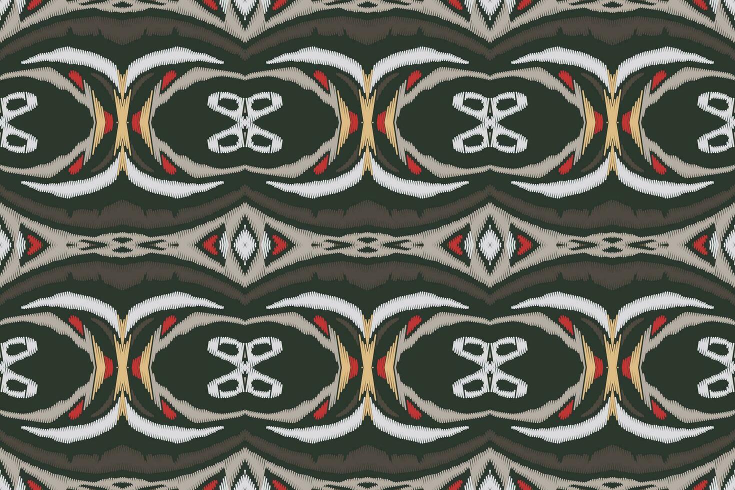 ikat damasco paisley bordado fundo. ikat floral geométrico étnico oriental padronizar tradicional.asteca estilo abstrato vetor ilustração.design para textura,tecido,vestuário,embrulho,sarongue.