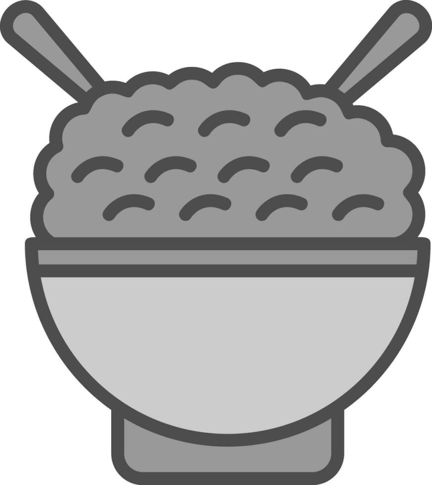 design de ícone de vetor de arroz