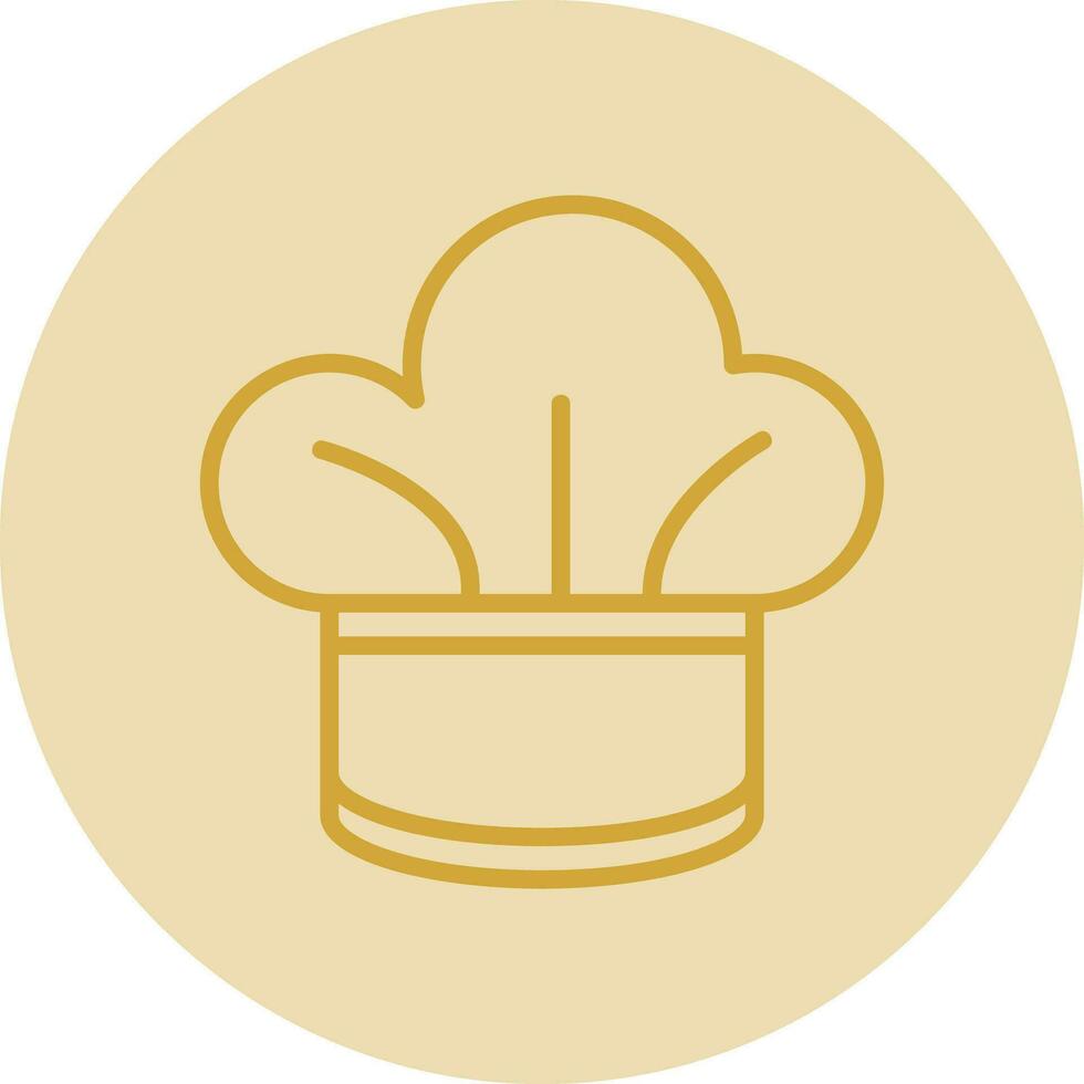 design de ícone de vetor de chapéu de chef
