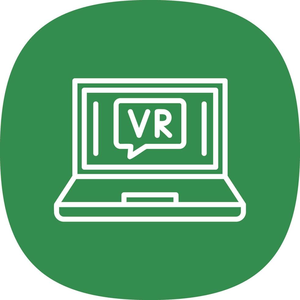 vr bate-papo bolha vetor ícone Projeto