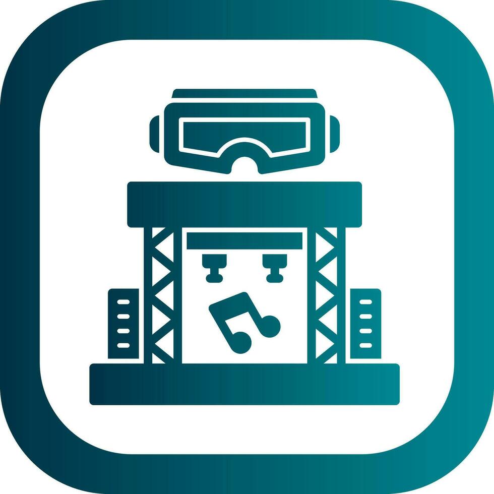 virtual realidade show vetor ícone Projeto