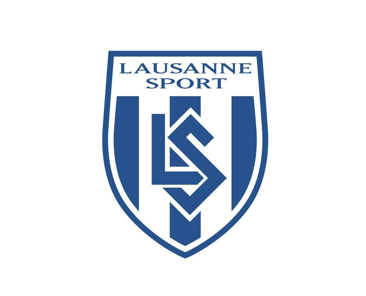 Lausanne esporte clube logotipo símbolo Suíça liga futebol abstrato Projeto vetor ilustração