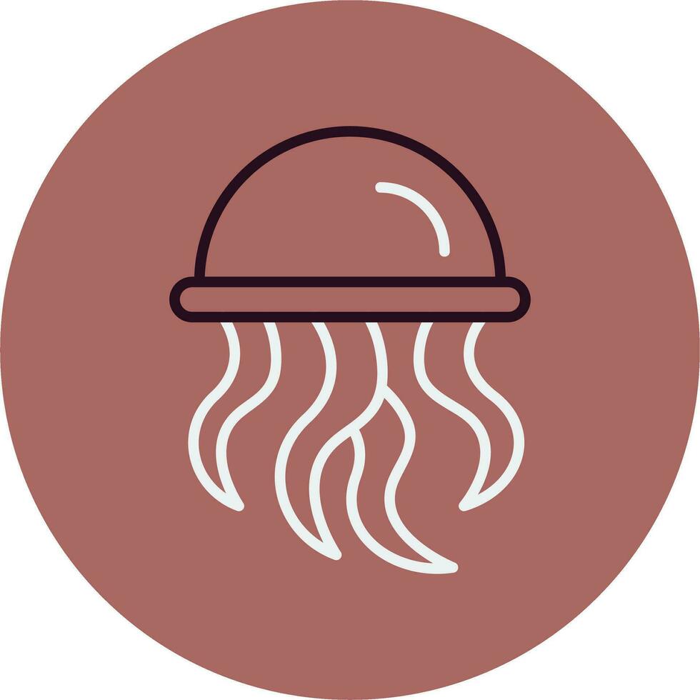 ícone de vetor de água-viva