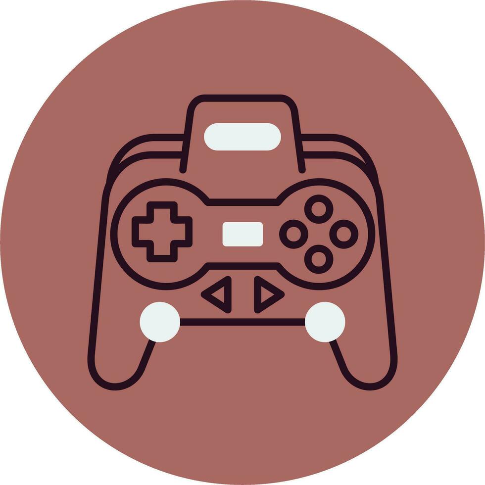 ícone de vetor de controlador de jogo