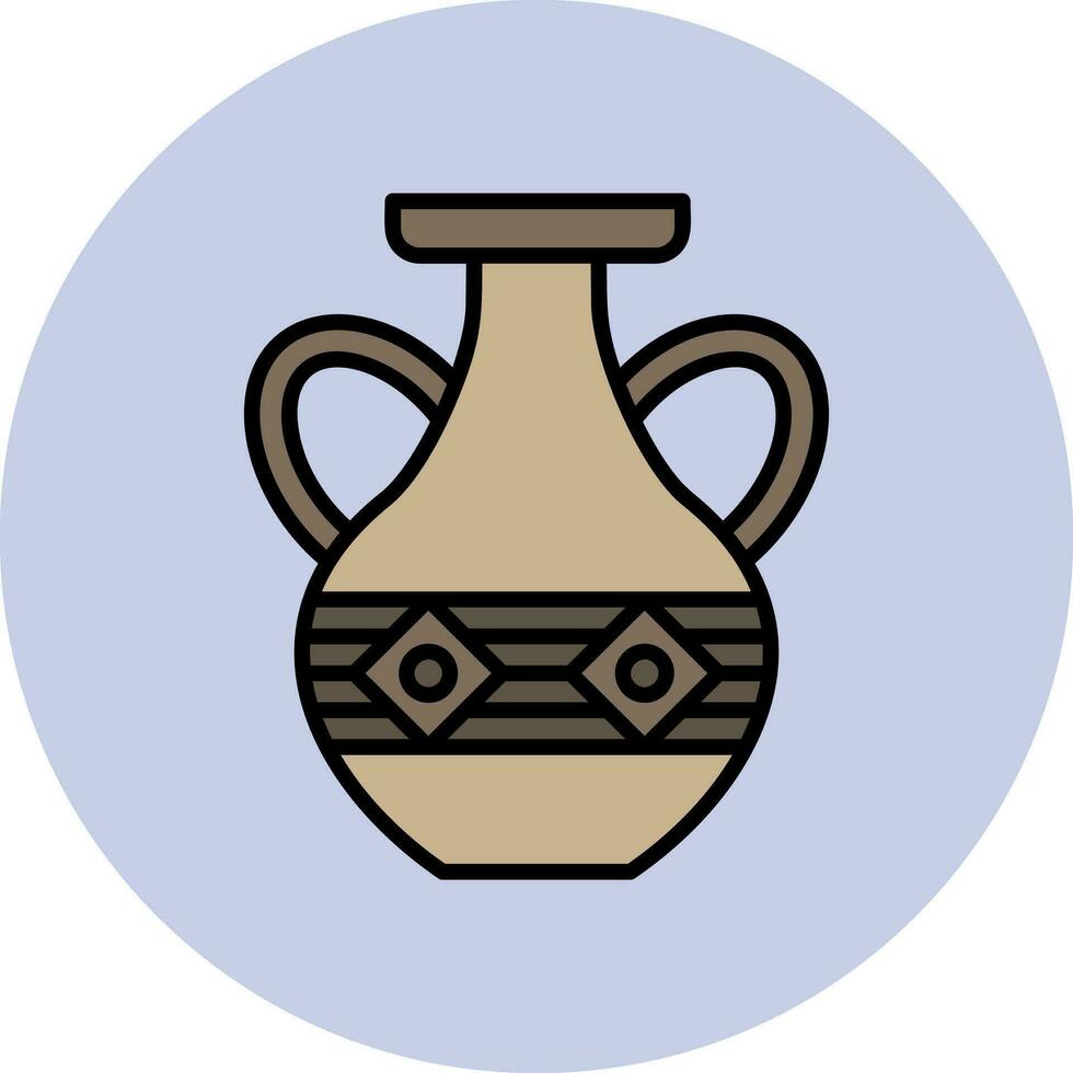 ícone de vetor de vaso